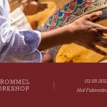 Trommel Workshop am 03.09.2022 auf Hof Fahrentrappe